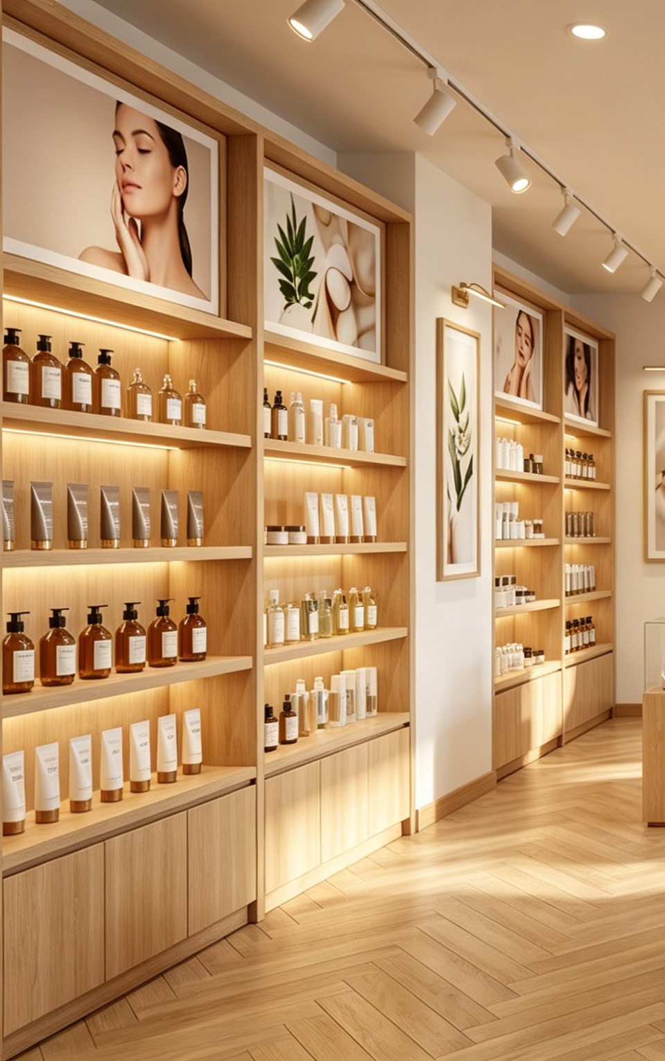 化妝品展示牆